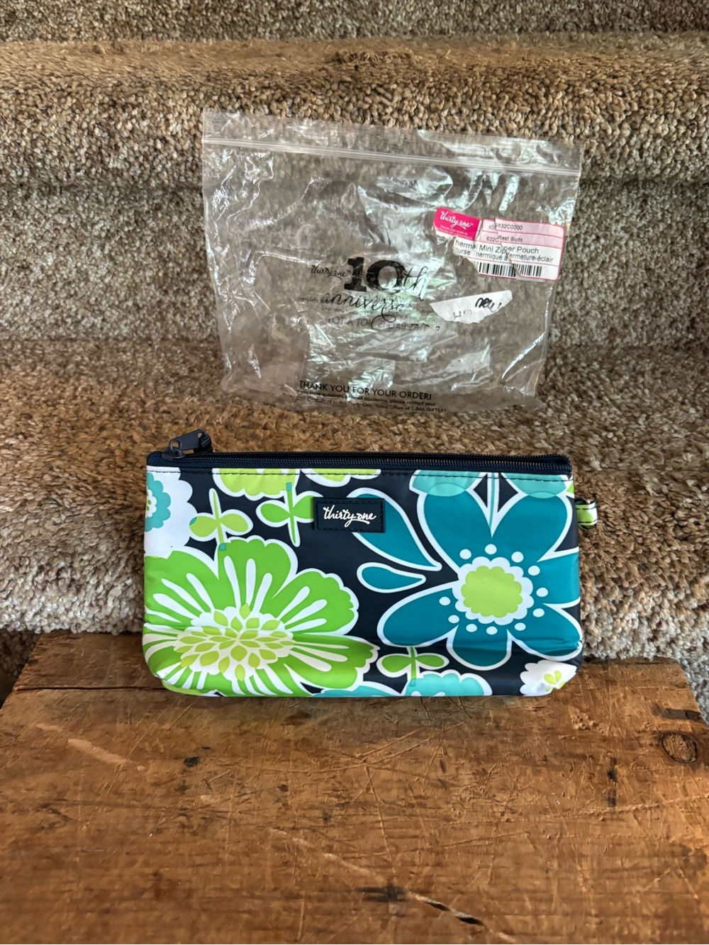 thirty-one Clear Thermal Mini Zipper Pouch